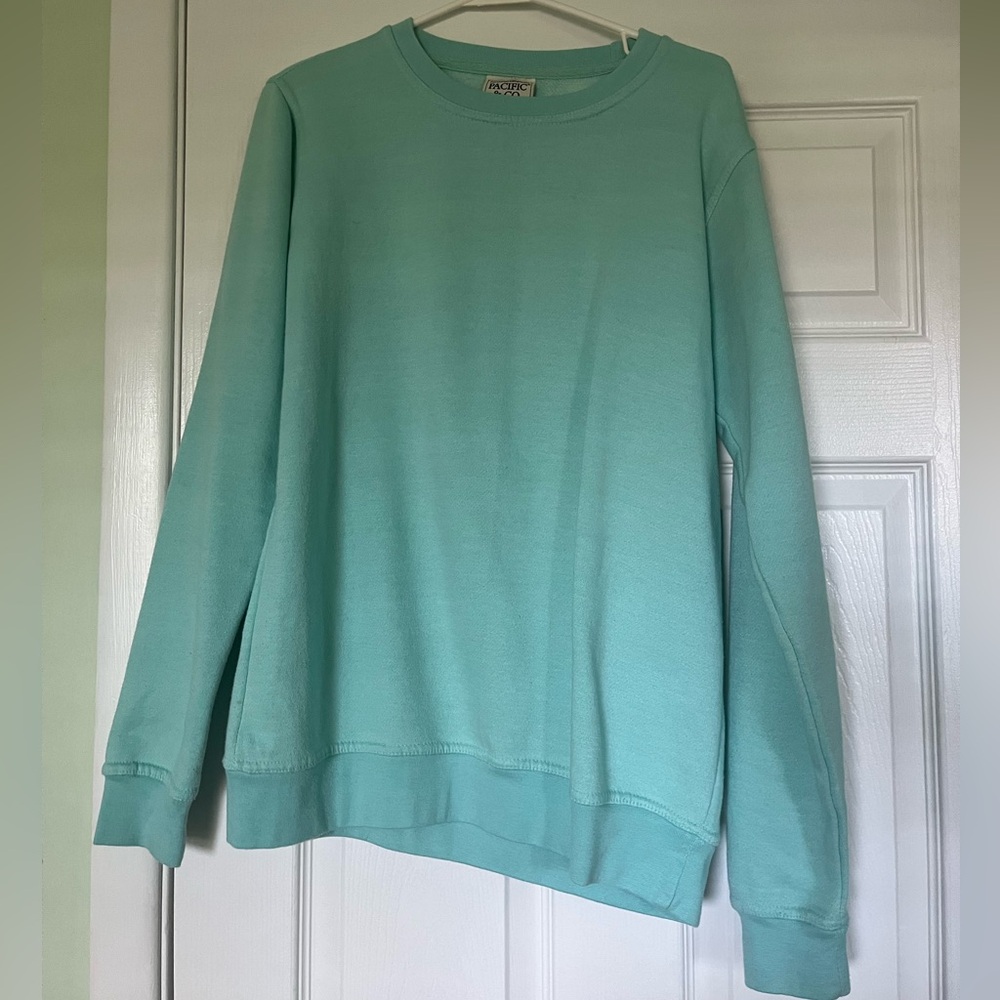 Teal crewneck